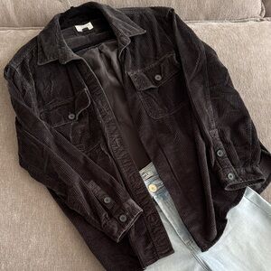 Black Corduroy button up
